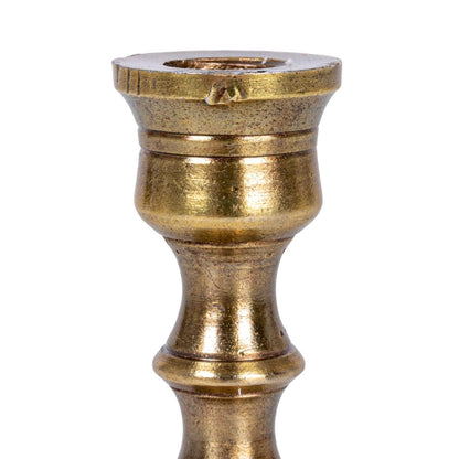 Antique Brass Mini Taper Candle Holders