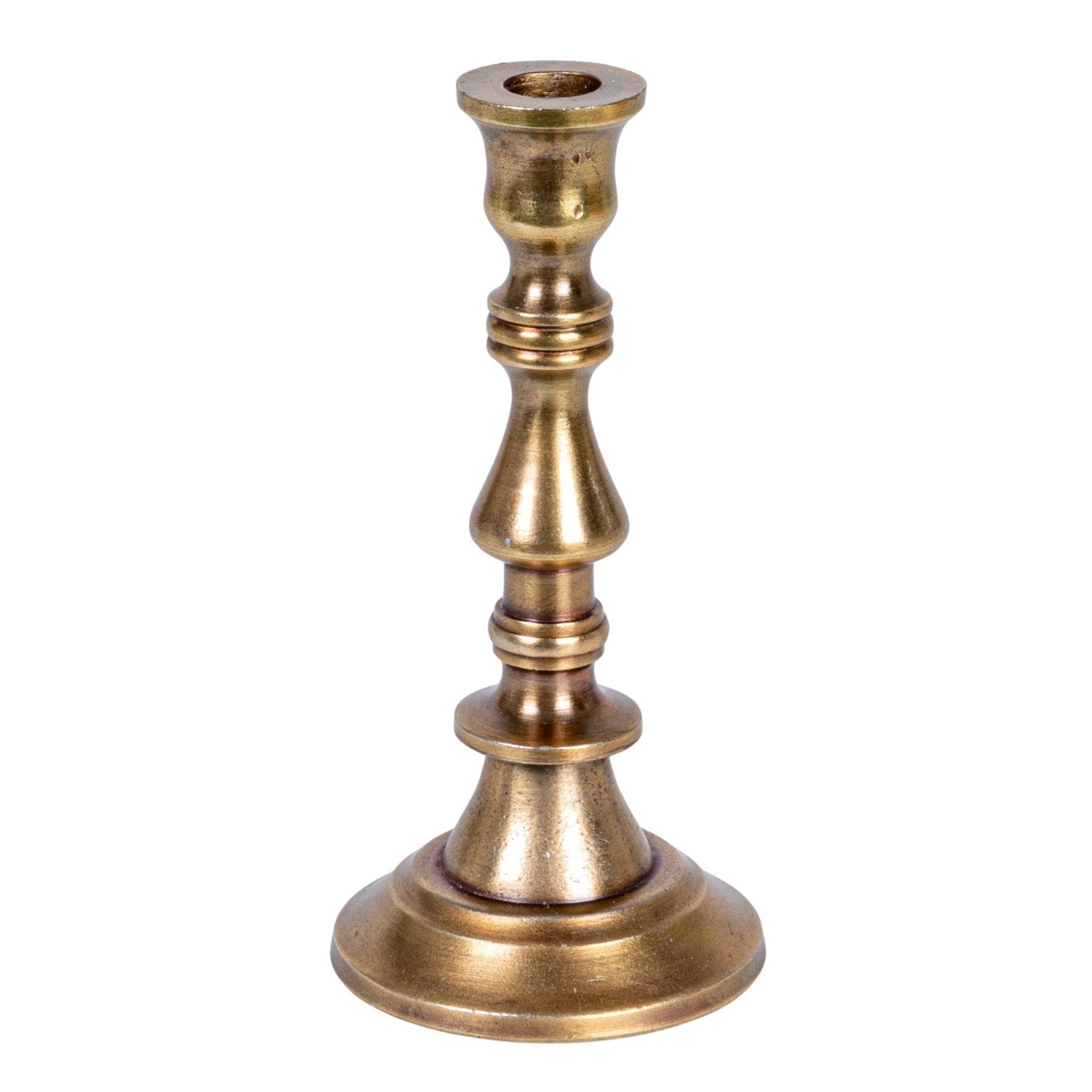 Antique Brass Mini Taper Candle Holders