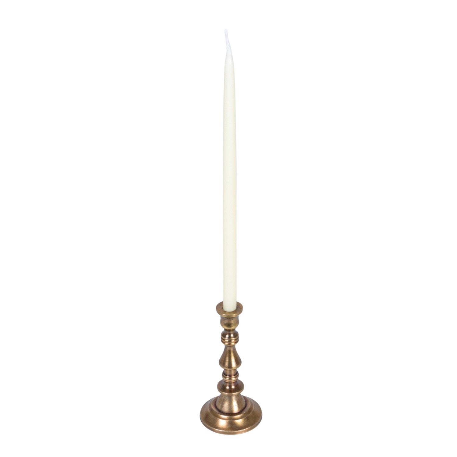 Antique Brass Mini Taper Candle Holders