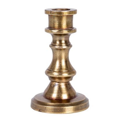 Antique Brass Mini Taper Candle Holders