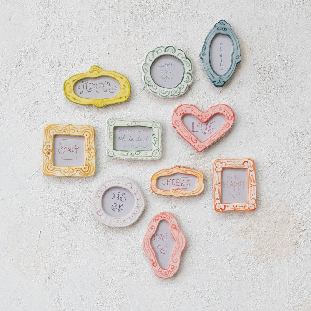 Mini Photo Frame Magnet with Saying
