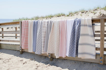 Solid Kantha Pick Stitch Yarn Dyed Cotton Woven Quilt Sets - 5 Colors