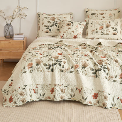 Bed in a Bag Quilted Bedding Set - Enchanted Meadow