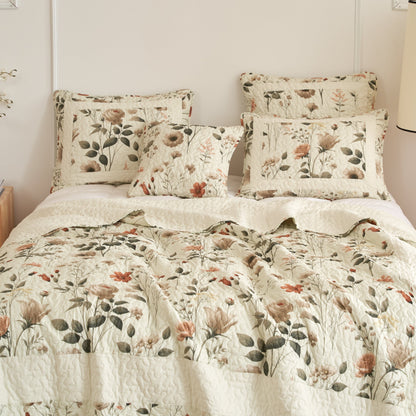 Bed in a Bag Quilted Bedding Set - Enchanted Meadow
