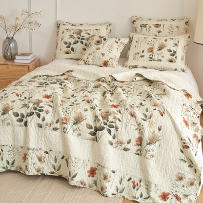 Bed in a Bag Quilted Bedding Set - Enchanted Meadow