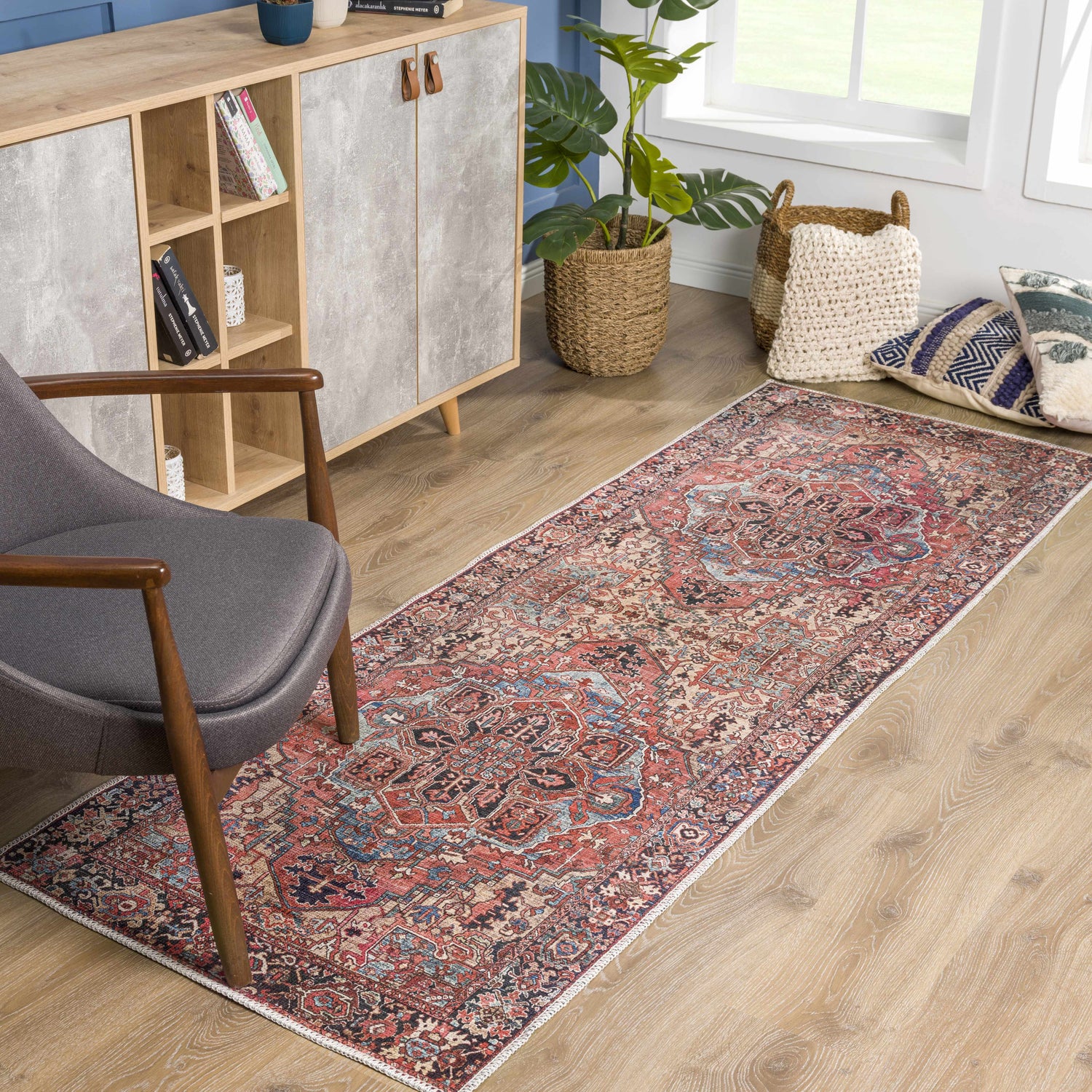Neyland Washable Area Rug