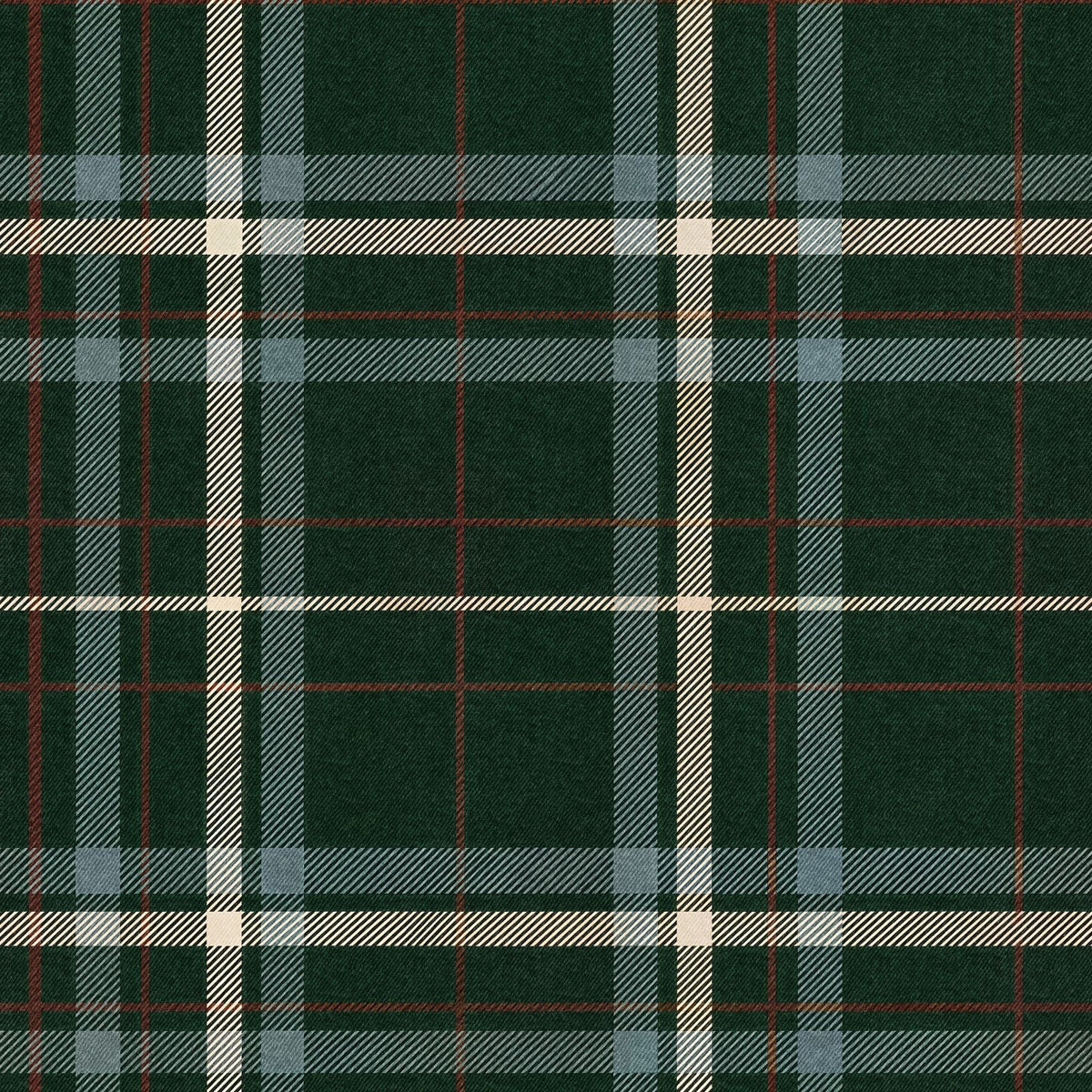 Emerald Plaid Wallpaper