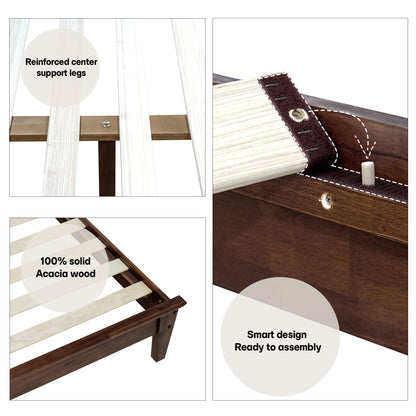 Kaylin Solid Acacia Wood Bed Frame