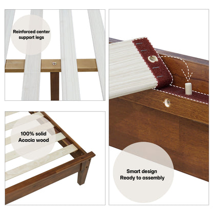 Kaylin Solid Acacia Wood Bed Frame