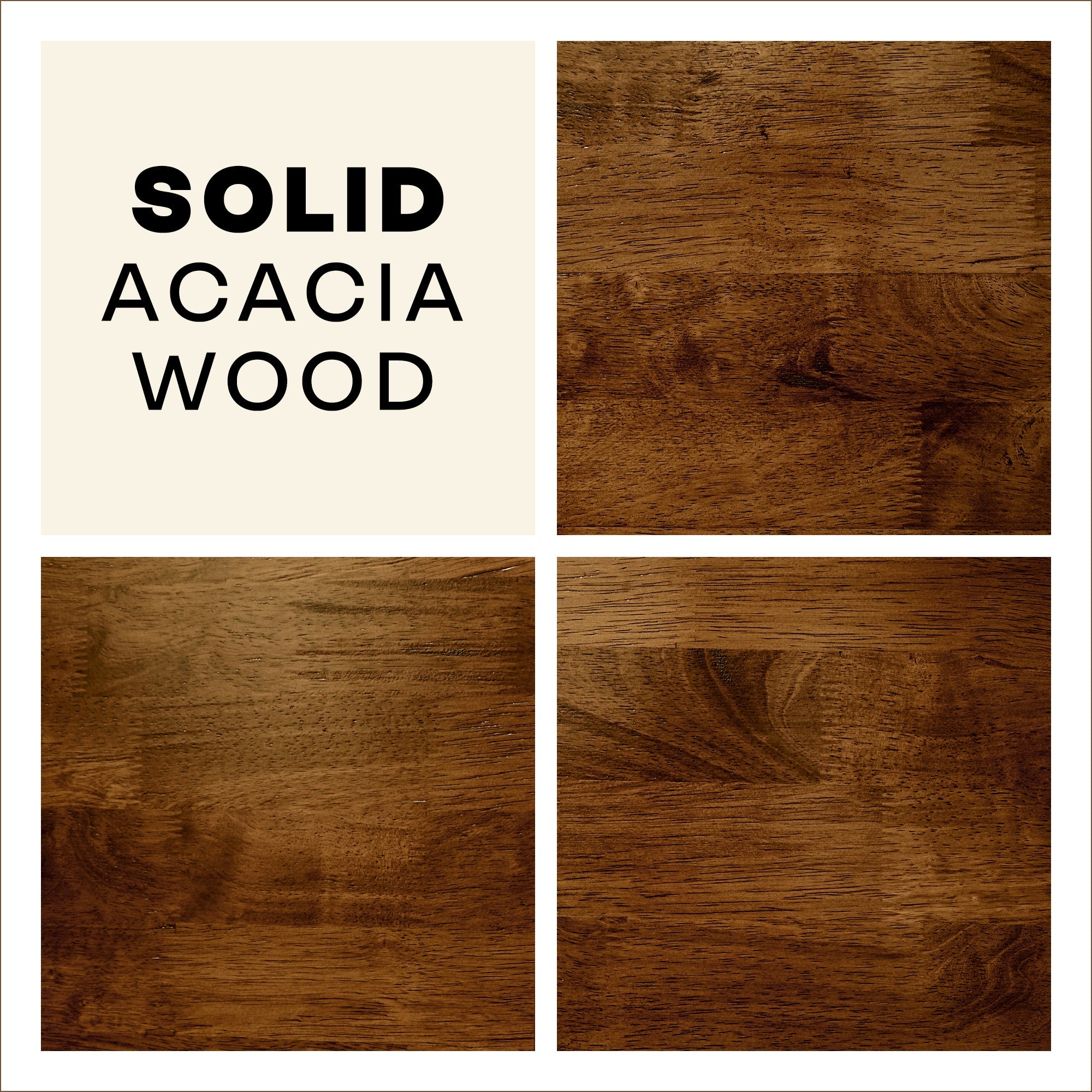 Kaylin Solid Acacia Wood Bed Frame
