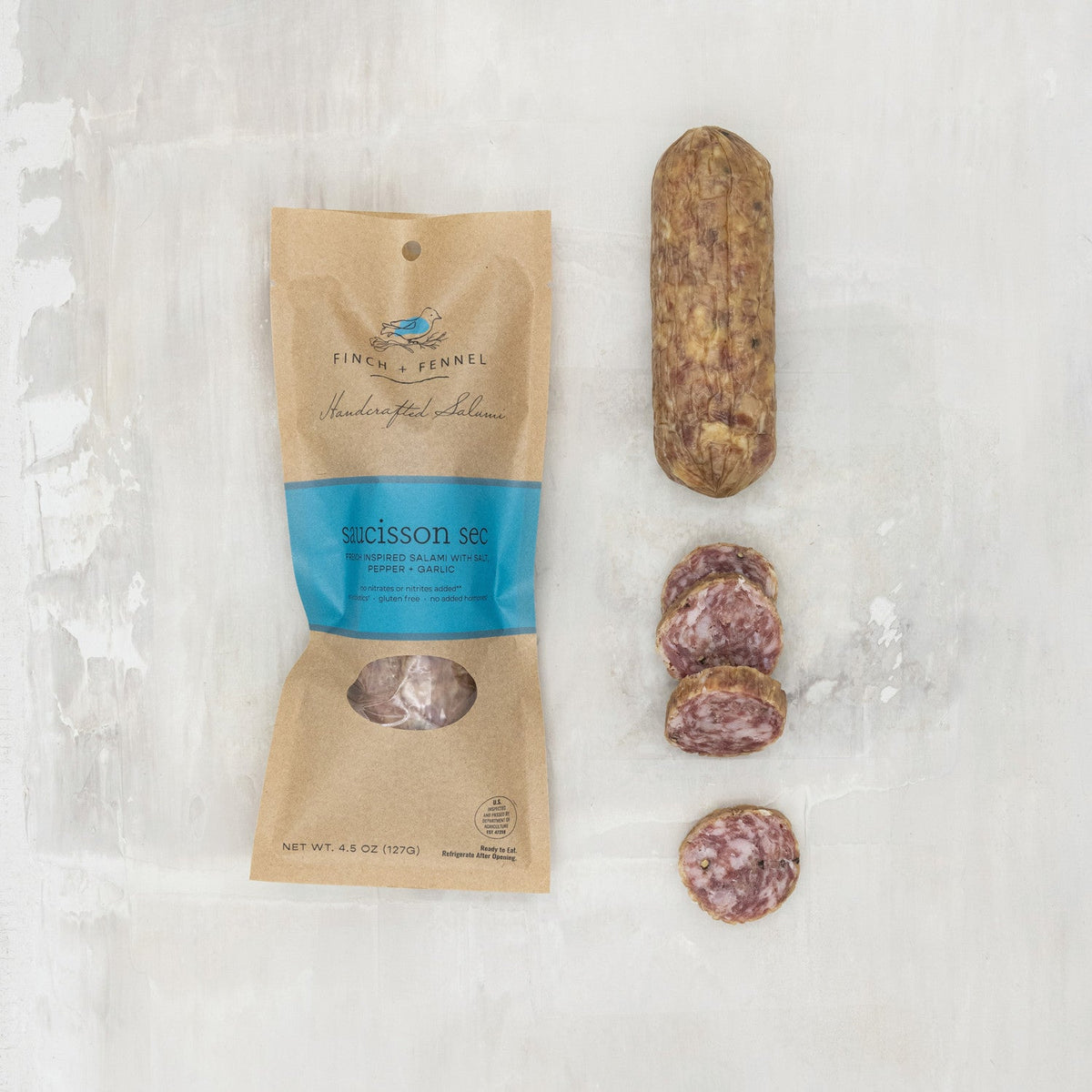 French Saucisson Sec Salumi | Finch + Fennel