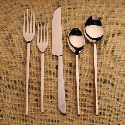 Fairfax 5 Pc. Flatware Set in Bronze or Gold
