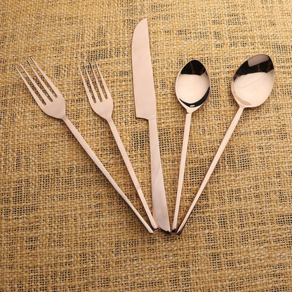 Fairfax 5 Pc. Flatware Set in Bronze or Gold