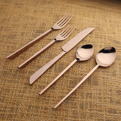 Fairfax 5 Pc. Flatware Set in Bronze or Gold