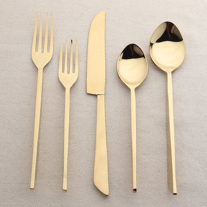 Fairfax 5 Pc. Flatware Set in Bronze or Gold