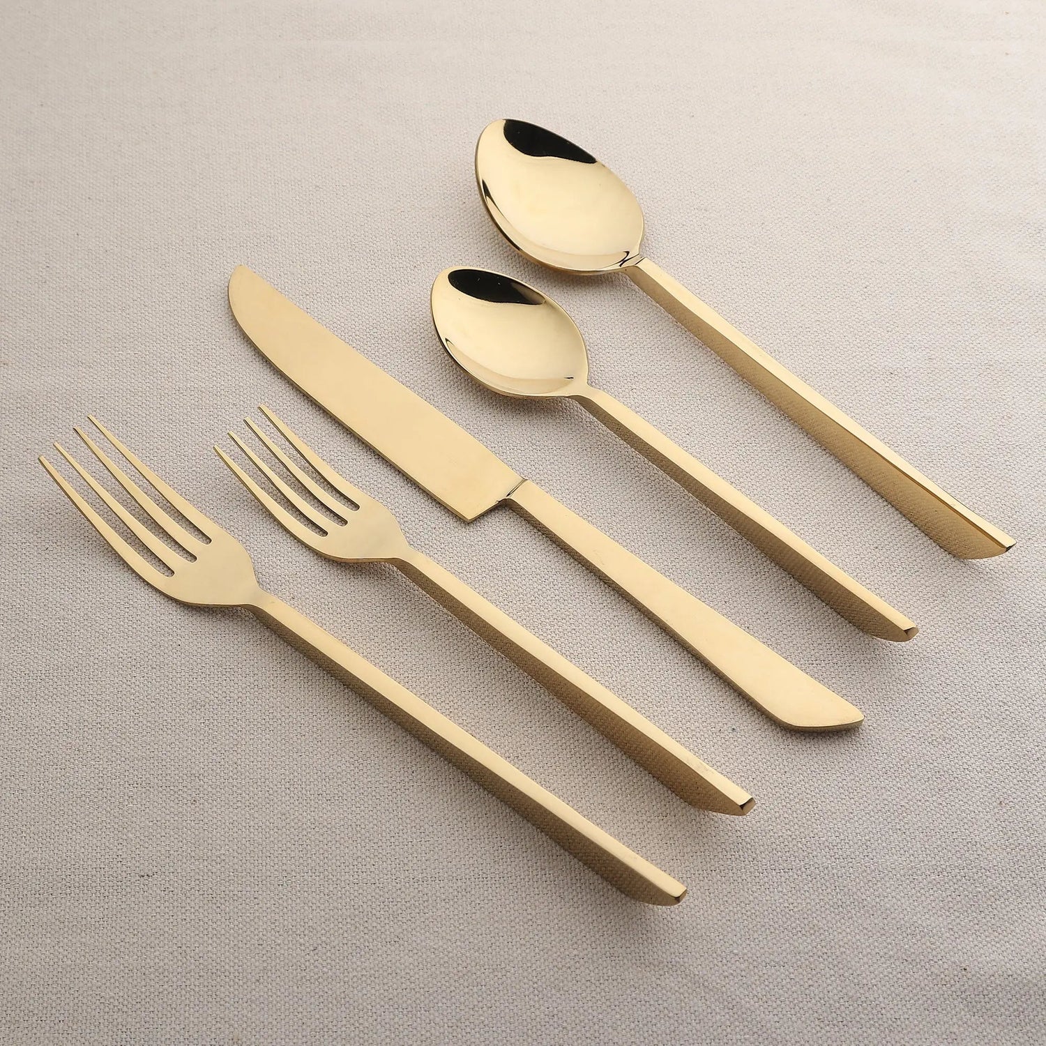 Fairfax 5 Pc. Flatware Set in Bronze or Gold