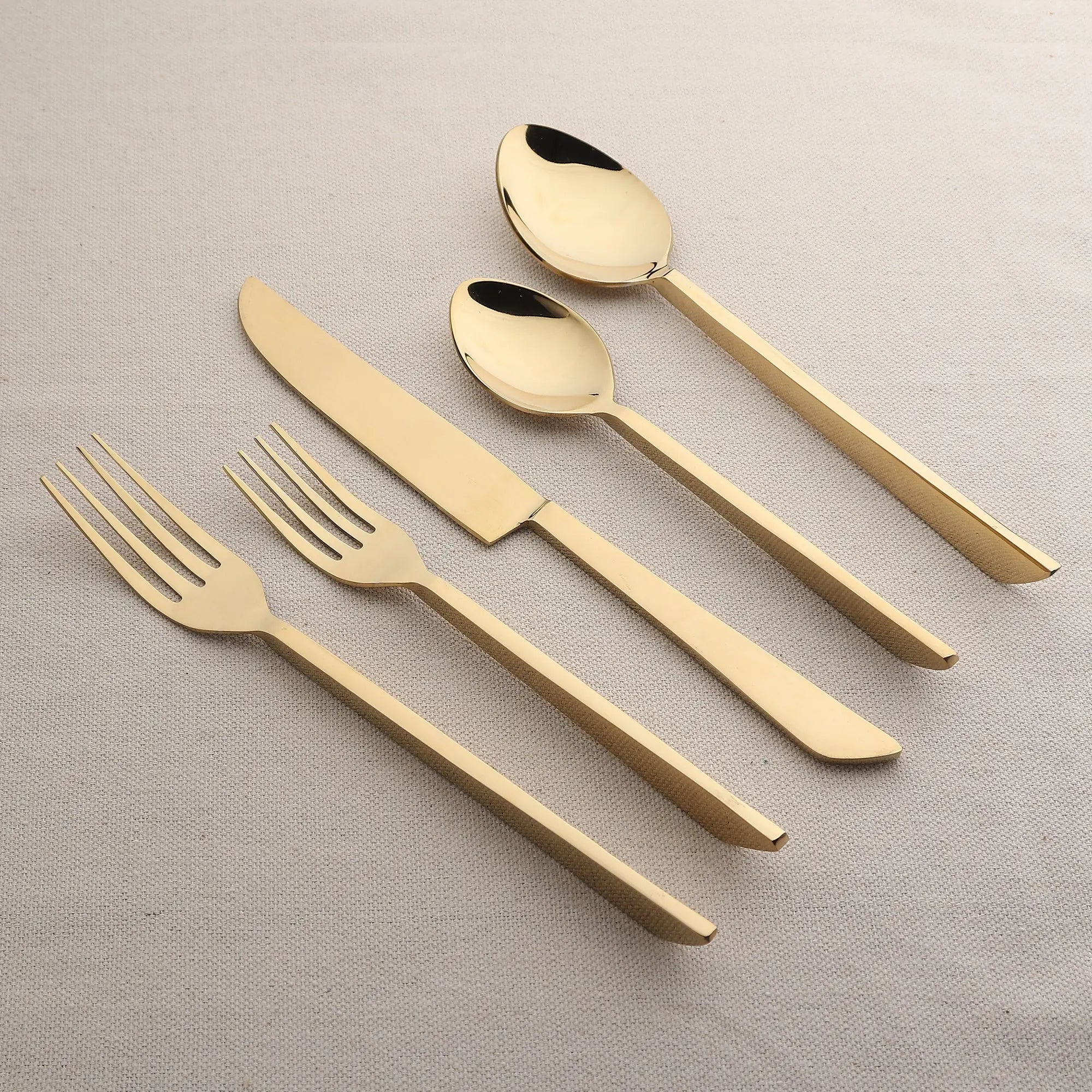 Fairfax 5 Pc. Flatware Set in Bronze or Gold