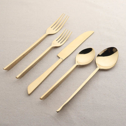 Fairfax 5 Pc. Flatware Set in Bronze or Gold