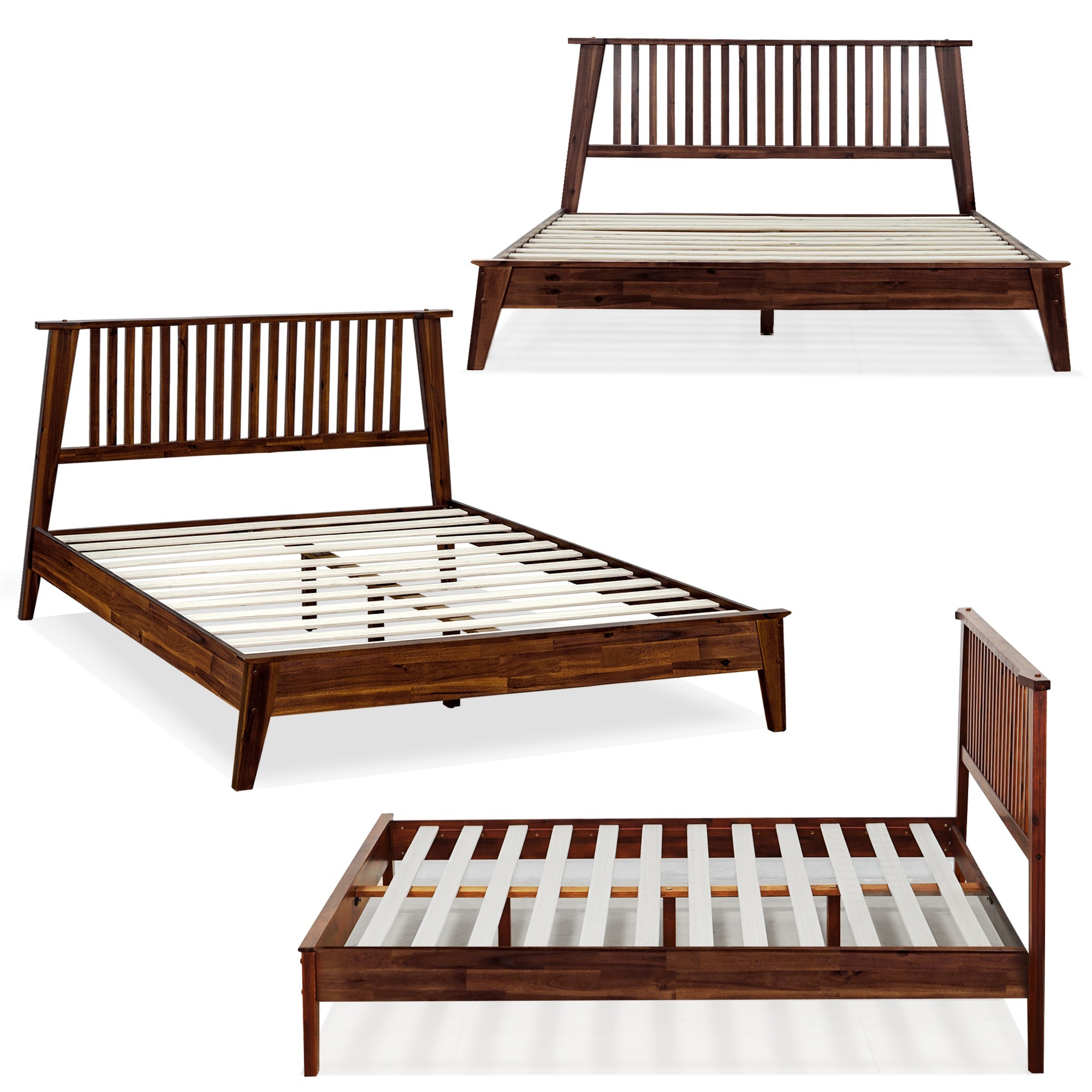Kaylin Solid Acacia Wood Bed Frame
