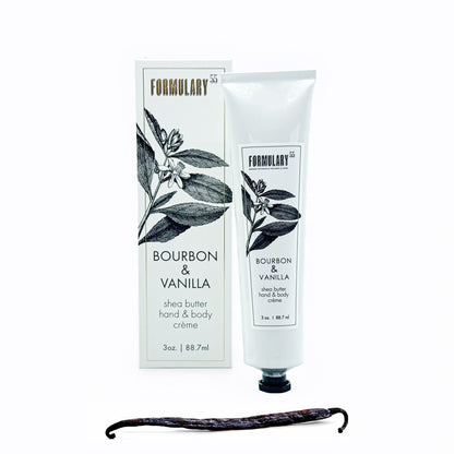 Bourbon &amp; Vanilla - On-the-Go Shea Butter Hand and Body Creme Tube