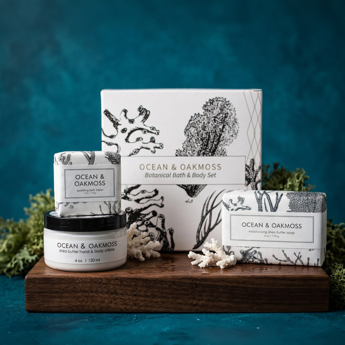 Ocean &amp; Oakmoss - Complete Fragrance Gift Set