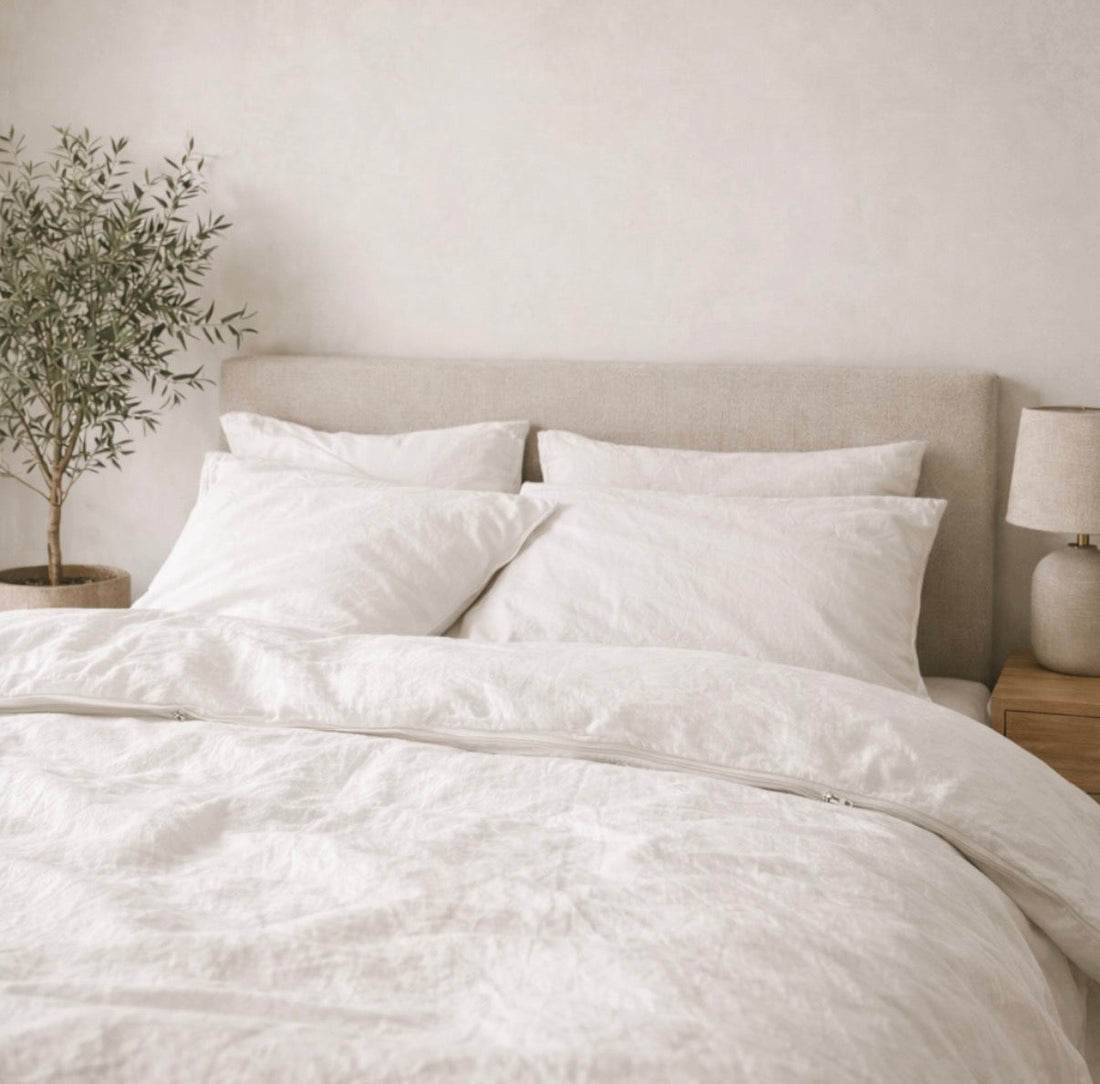 The Messina Washed Cotton Duvet Cover Set