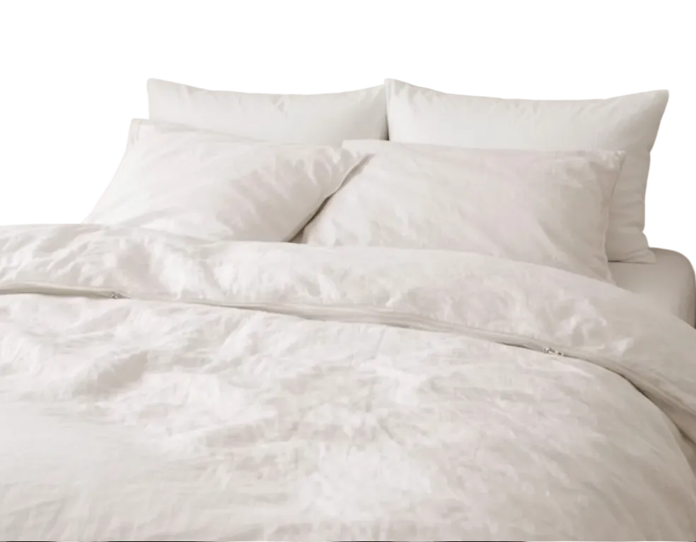 The Messina Washed Cotton Duvet Cover Set