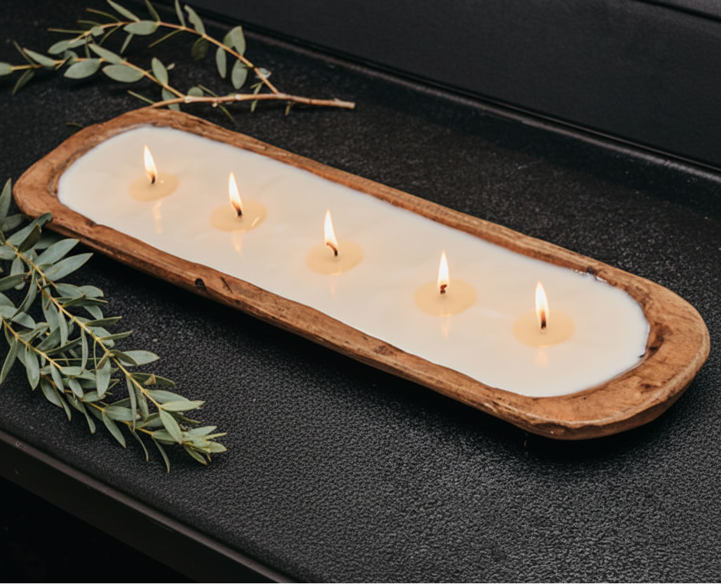 5-Wick Dough Bowl Soy Candle - Gatherings