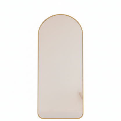 Full Length Free Standing Arched Mirror - Black or Gold