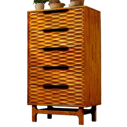 Acacia Elara Dresser with 5 Drawers for Stylish Storage Solutions - 2 Colors