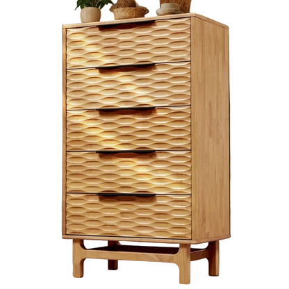 Acacia Elara Dresser with 5 Drawers for Stylish Storage Solutions - 2 Colors