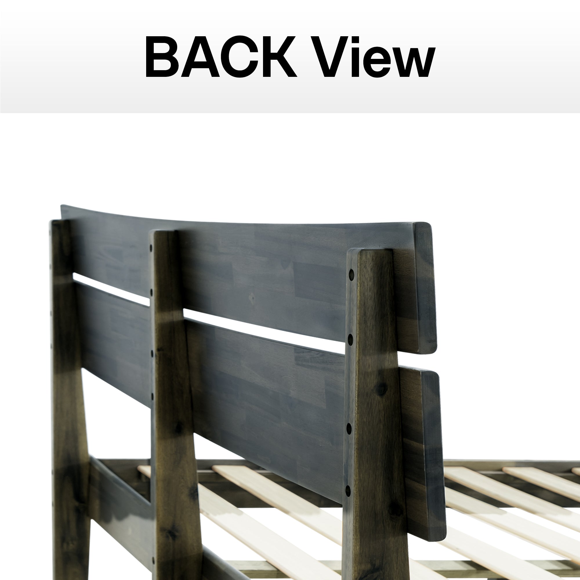 Aurora Acacia Solid Wood Bed Frame - Mocha, Walnut, Caramel, Chocolate