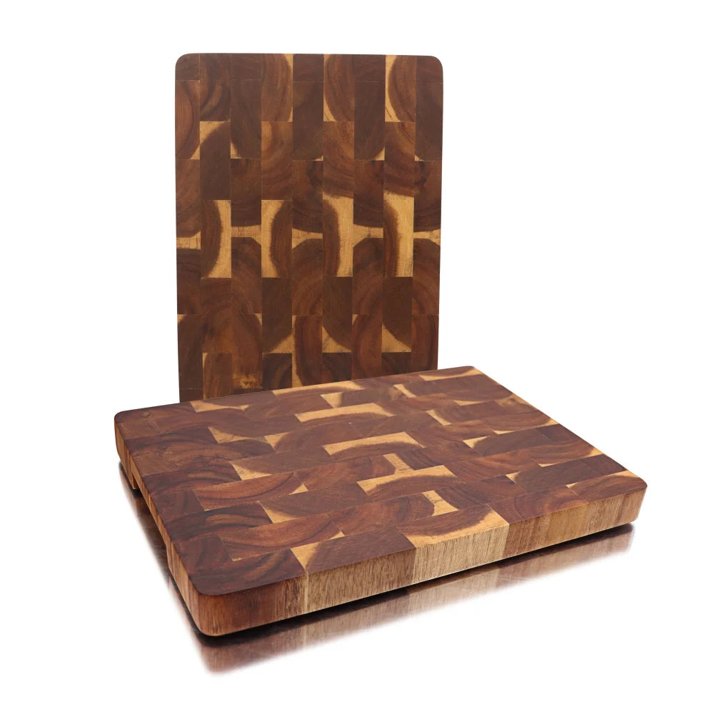 Premium End Grain Acacia Wood Cutting Board