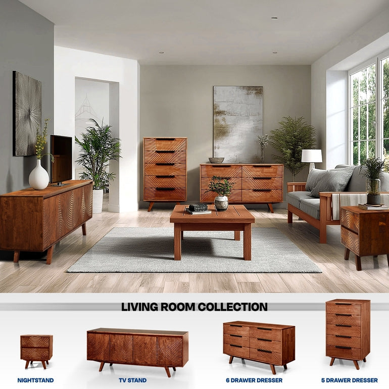 Acacia Harmony Dresser in Multiple Finishes