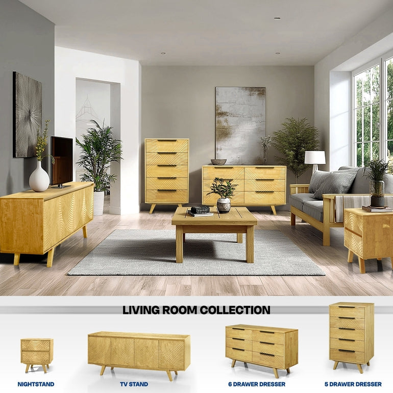 Acacia Harmony Dresser in Multiple Finishes
