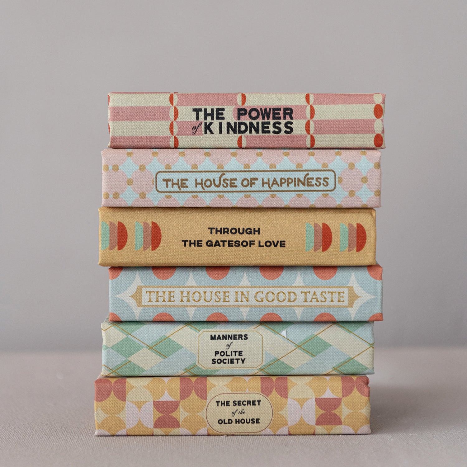 Mid-Century Retro Storage Book Boxes