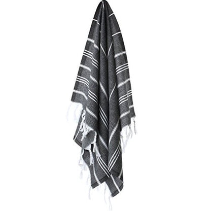 Pure Series Handwoven Turkish Towel - Black
