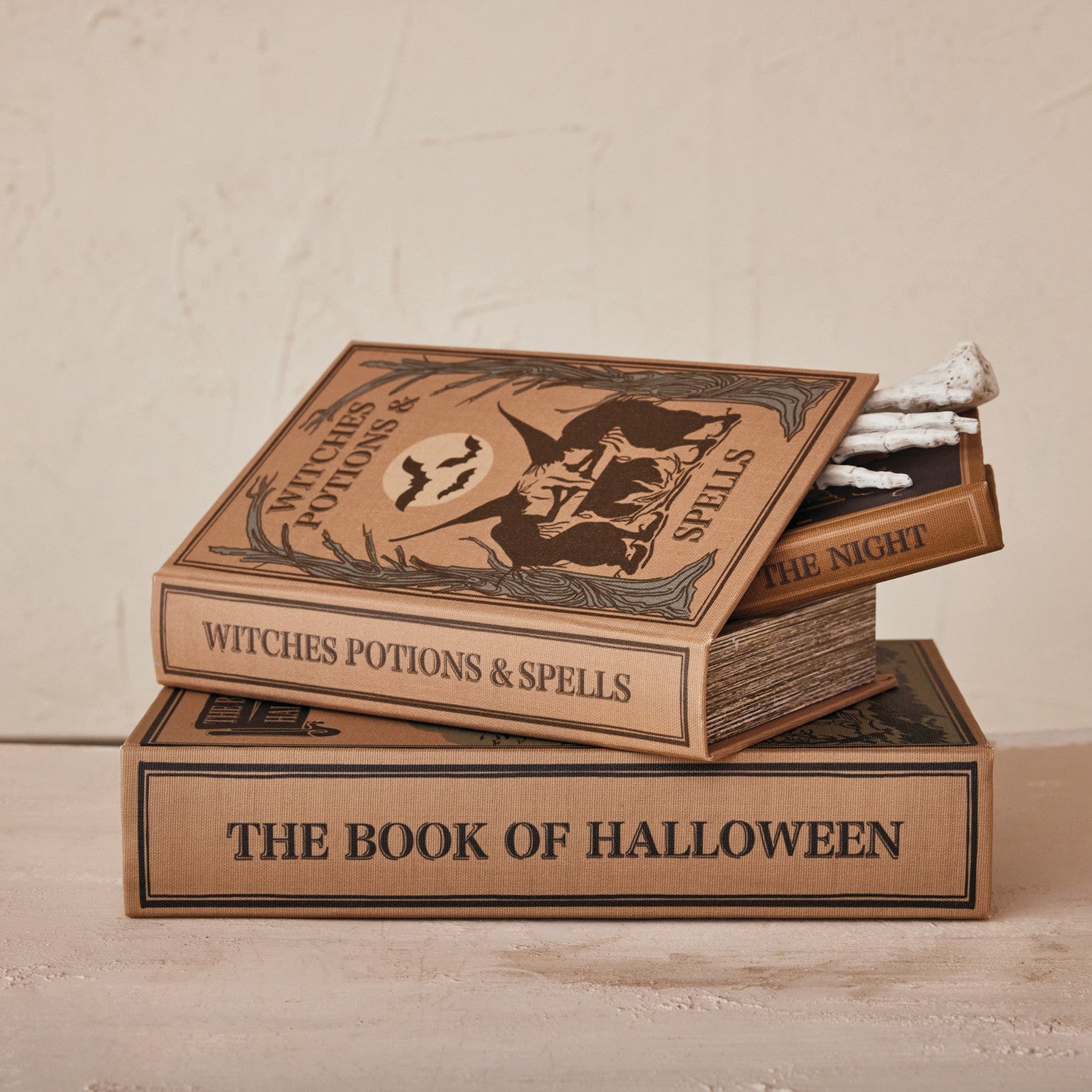 Halloween Linen Book Storage Box