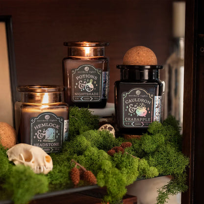 Hemlock &amp; Headstone Soy Candle