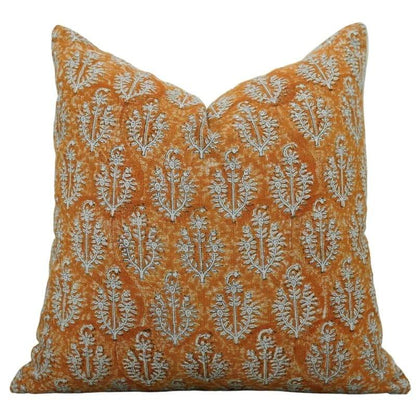 Bronze Floral Neelgagan Pillow Cover