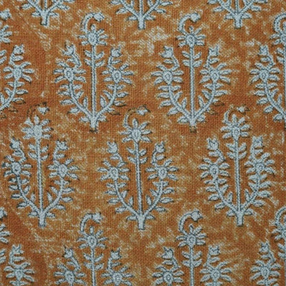 Bronze Floral Neelgagan Pillow Cover
