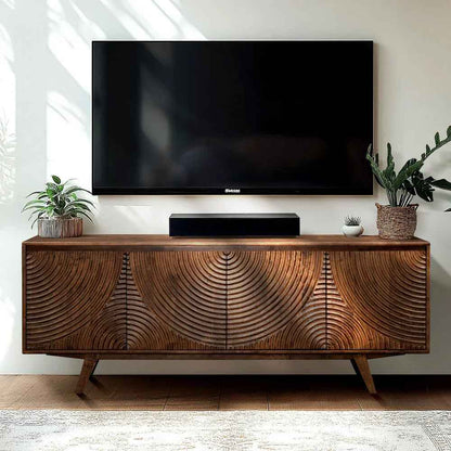 Acacia Harmony TV Stand with Storage - 3 Finishes
