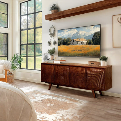 Acacia Harmony TV Stand with Storage - 3 Finishes