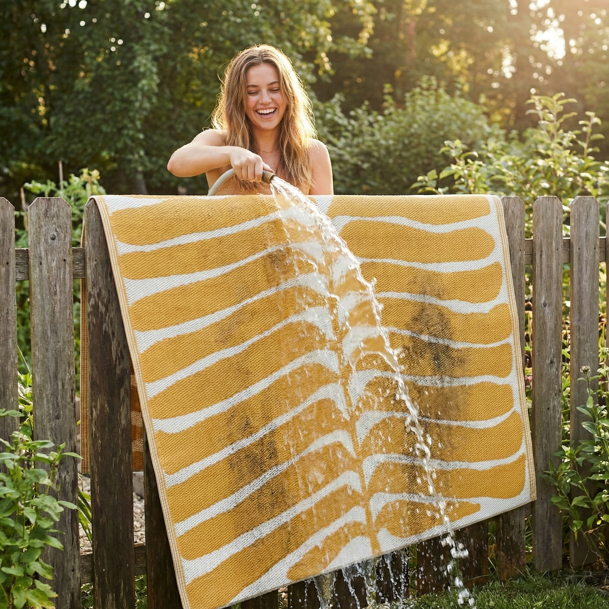 Hilo - Honey Reversible Outdoor Rug