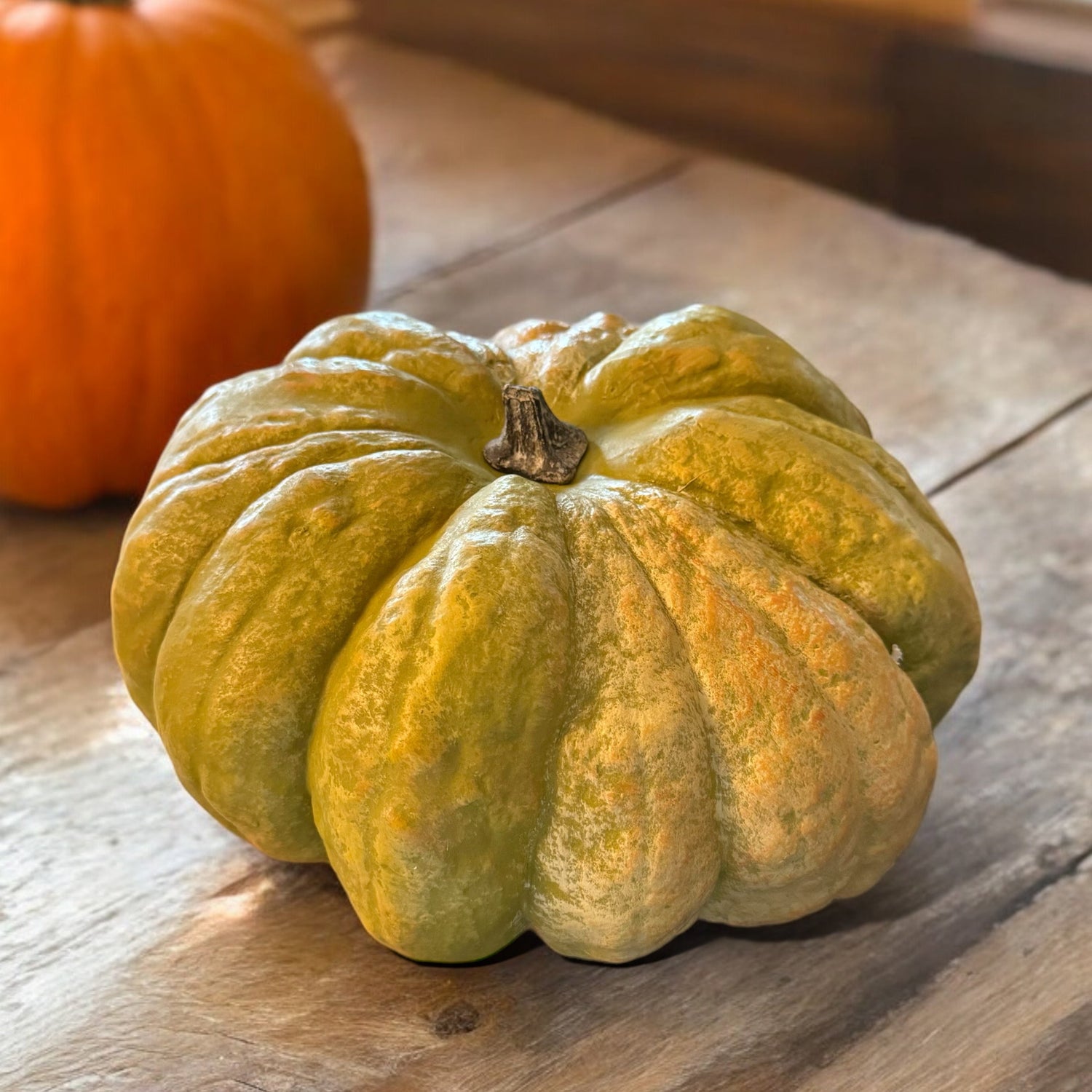 Textured Resin Pumpkins