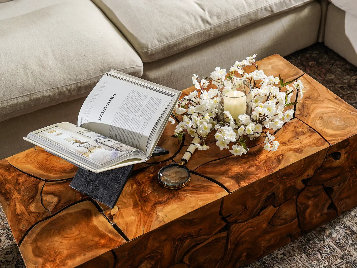 Black Wood Cookbook &amp; Coffee Table Book Holder Stand