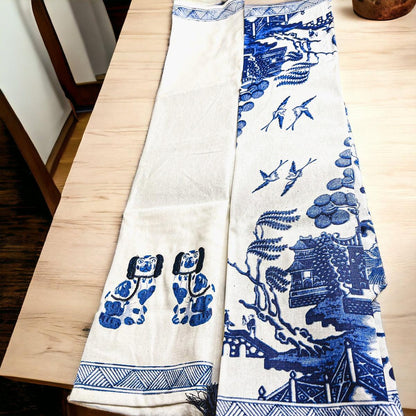Blue Chinoiserie Tea Towels