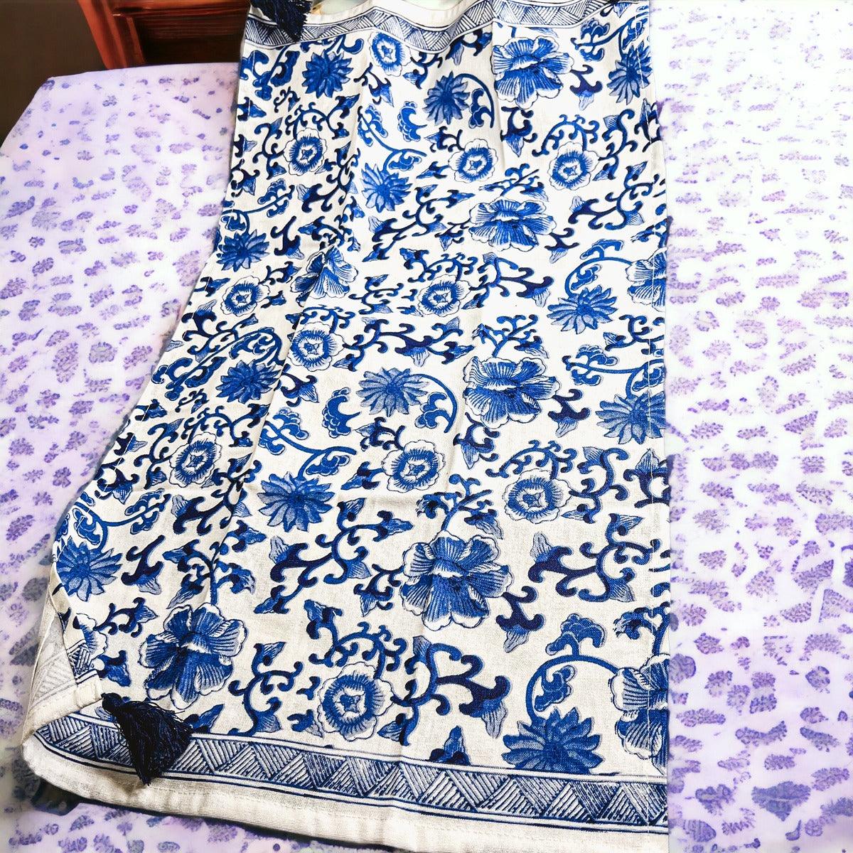 Blue Chinoiserie Tea Towels