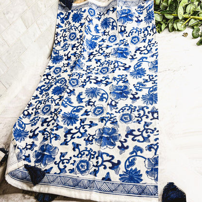 Blue Chinoiserie Tea Towels