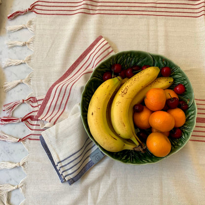 Kayseri Tablecloth/Napkin Set - Red Stripe